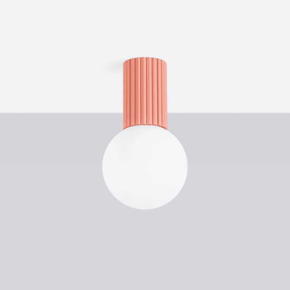 Plafonnier Aluminium Pêche G9 1 Halo — vue 3