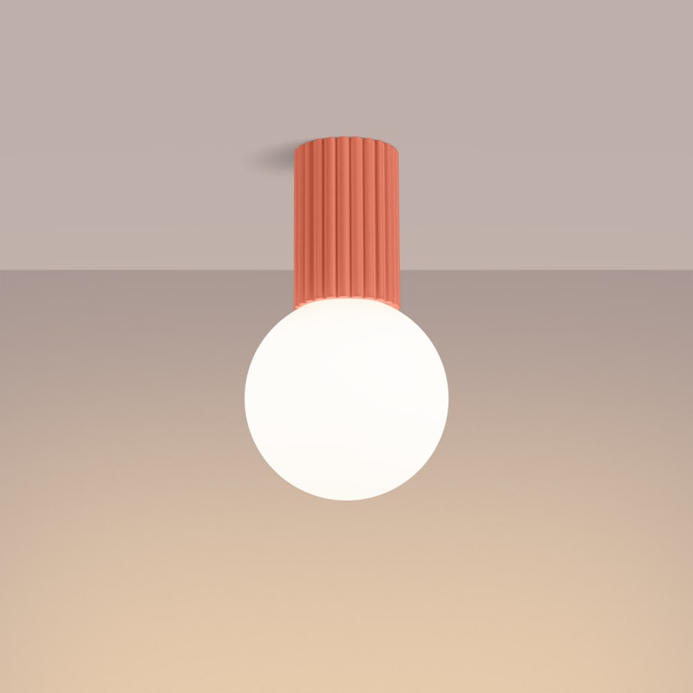 Plafonnier Aluminium Pêche G9 1 Halo — vue 4