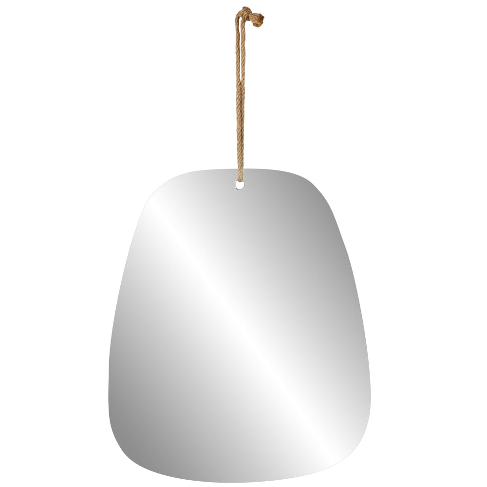Miroir suspendu avec corde 30x25cm