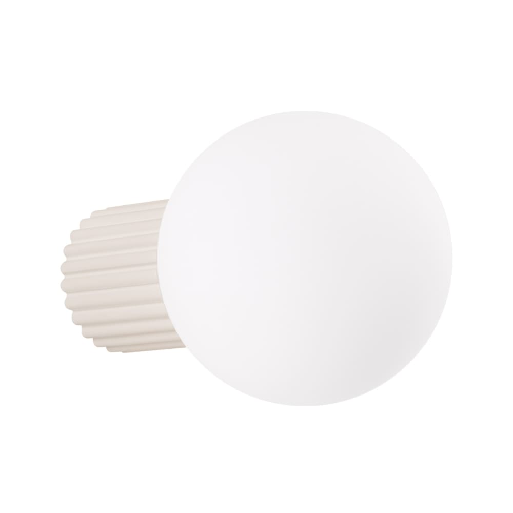 Sollux Lighting Wandleuchte aus Aluminium/Glas in Beige style classic chic Beige Aluminium