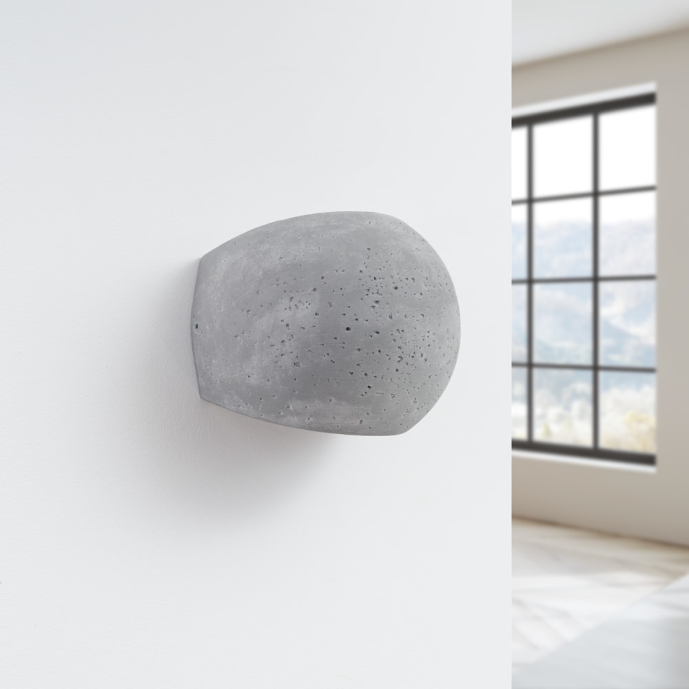 Applique béton gris h 14 cm — vue 3