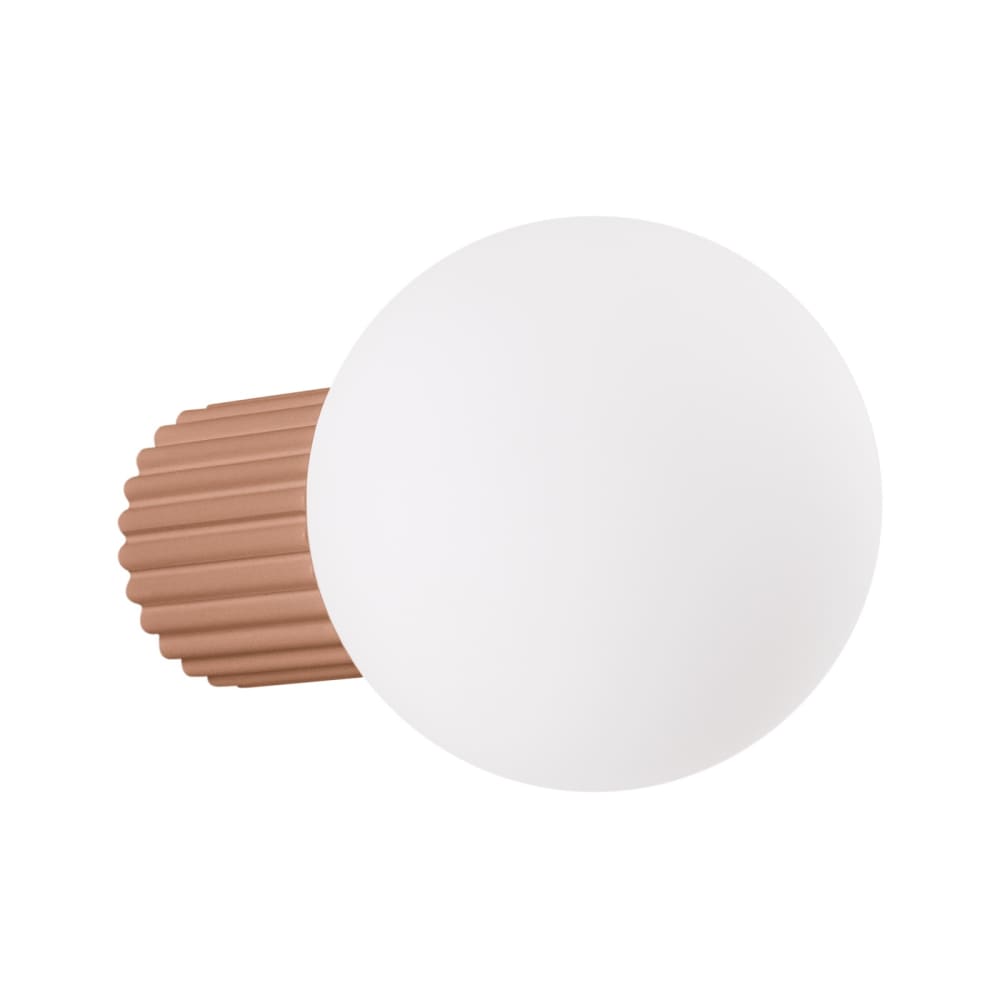 Sollux Lighting Wandleuchte aus Aluminium/Glas in Mokka style classic chic Braun Aluminium