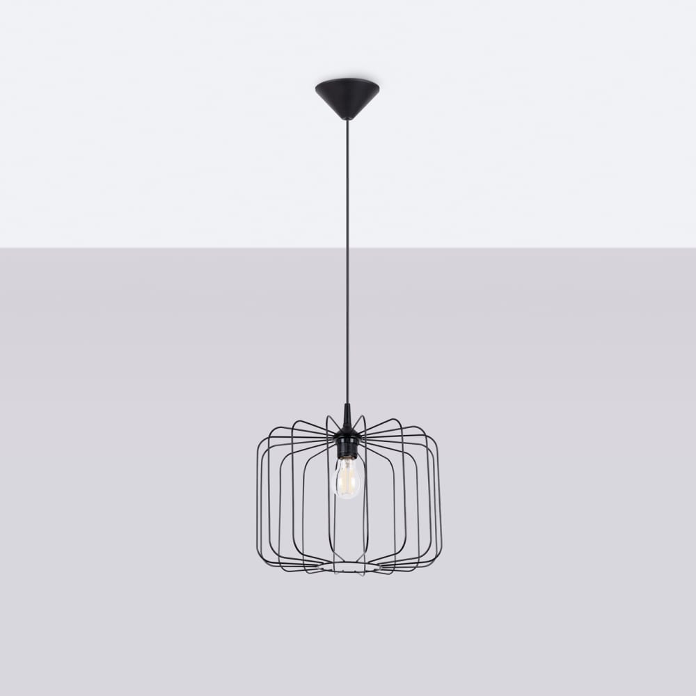 Pendelleuchte aus Stahl, schwarz - Maisons Du Monde