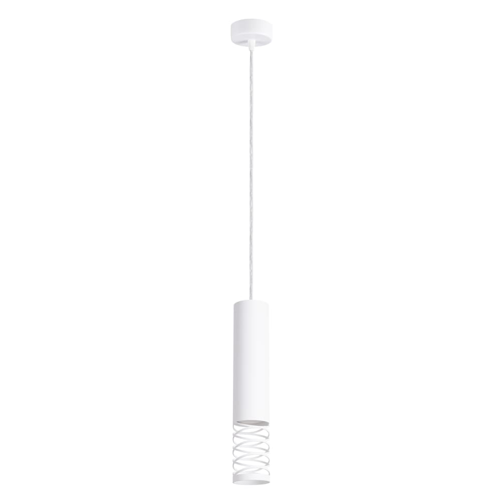 Lampe à suspension acier blanc H 125 cm