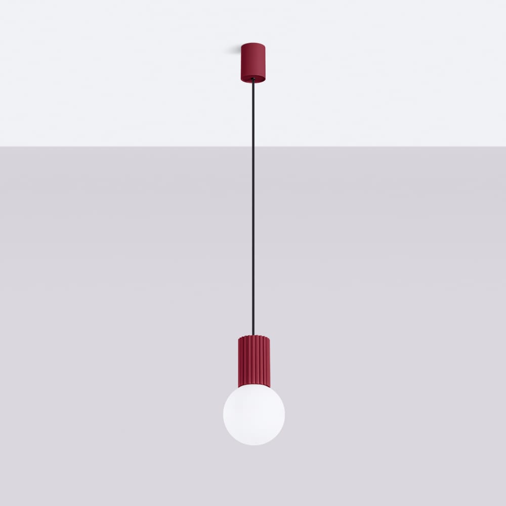 Suspension Aluminium Bourgogne G9 1 Halo — vue 3