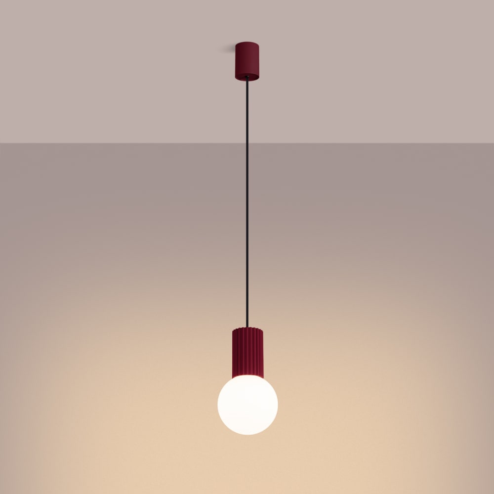 Suspension Aluminium Bourgogne G9 1 Halo — vue 4