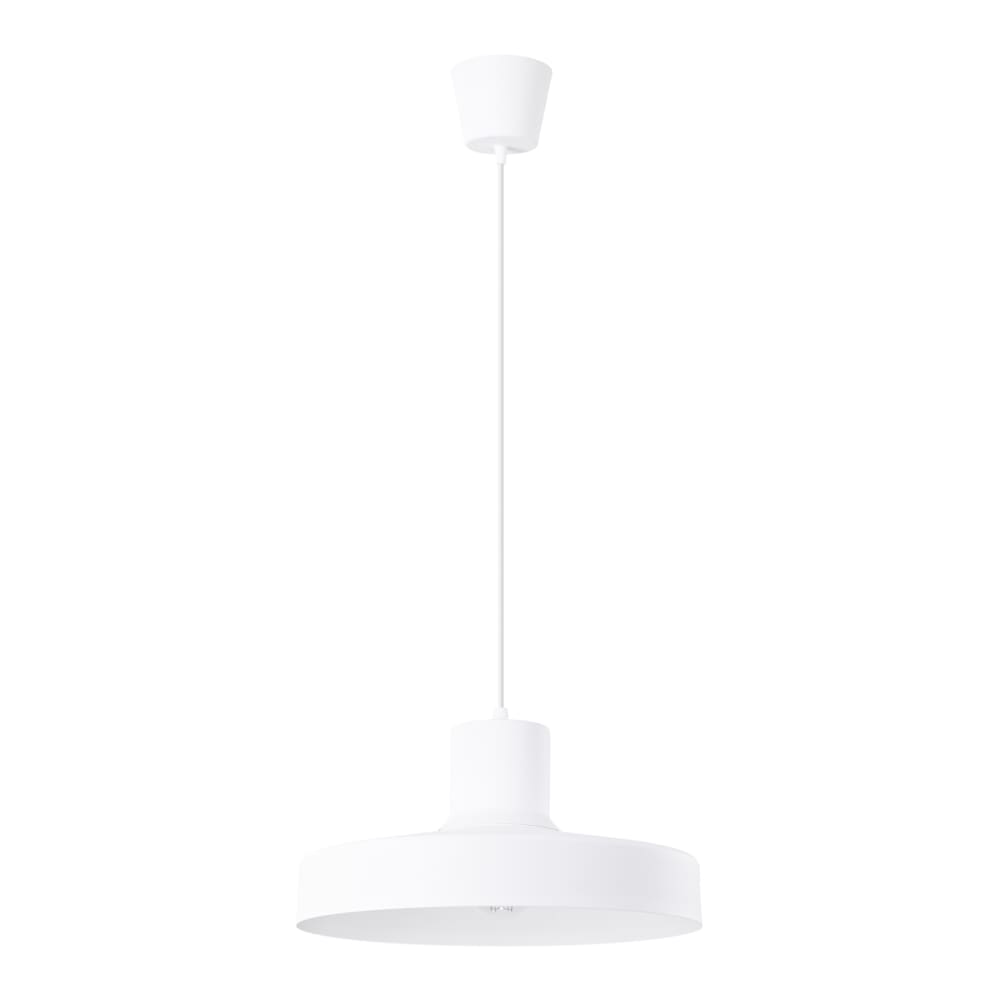 Sollux Lighting Pendelleuchte aus Stahl in Weiß style modern Weiß Edelstahl