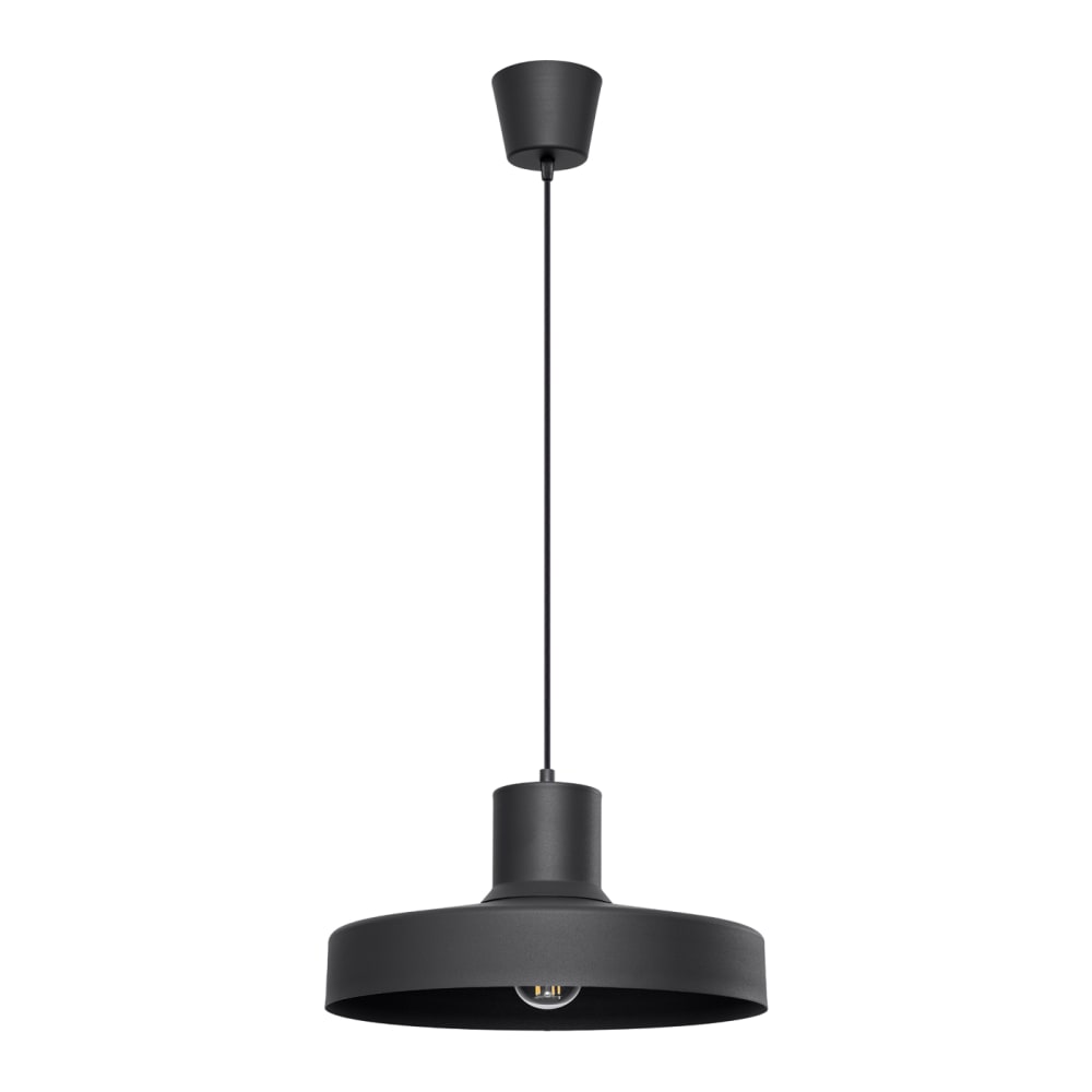 Sollux Lighting Pendelleuchte aus Stahl in Schwarz style modern Schwarz Edelstahl