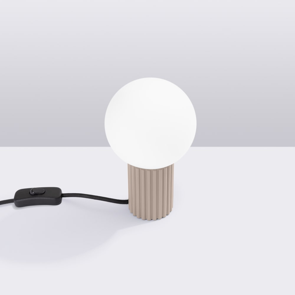 Lampe à poser Aluminium Taupe G9 1 Halo — vue 3