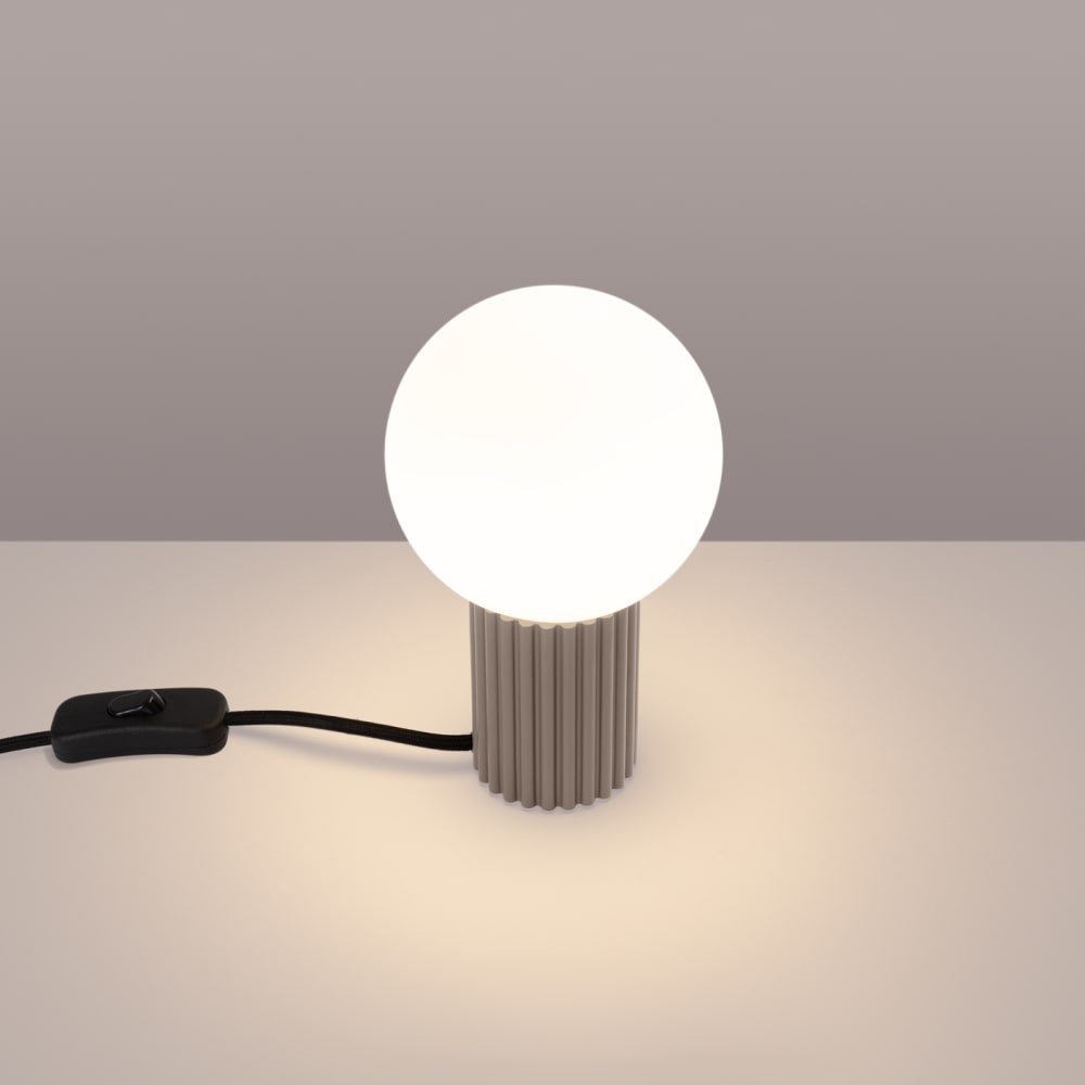 Lampe à poser Aluminium Taupe G9 1 Halo — vue 4