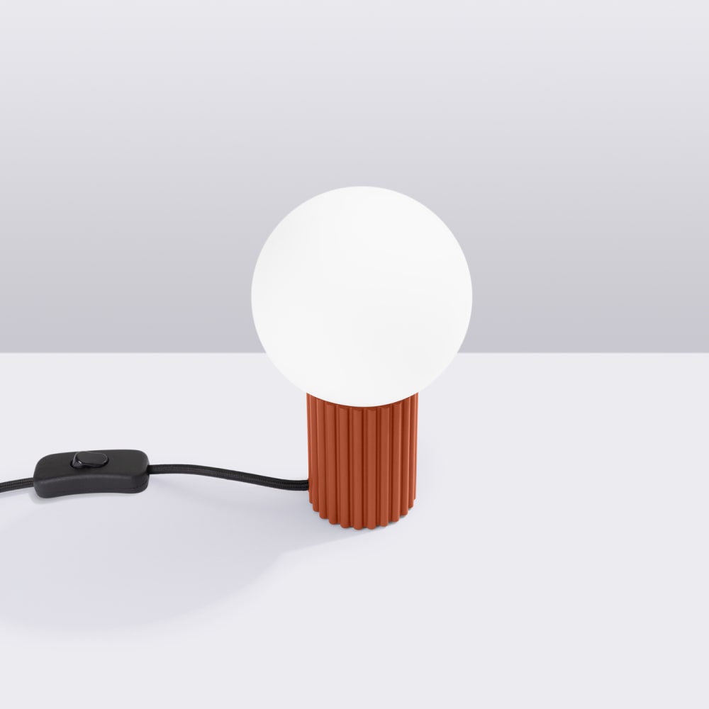 Lampe à poser Aluminium Ocre Rouge G9 1 Halo — vue 3