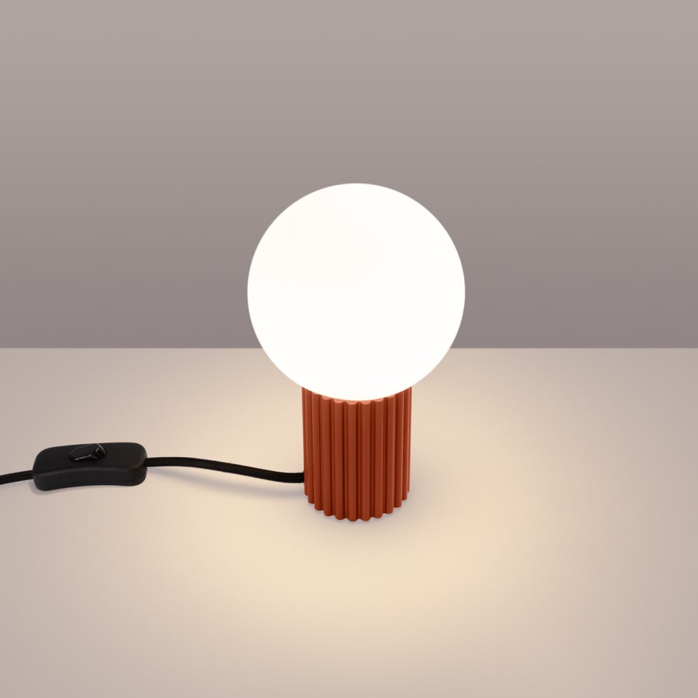 Lampe à poser Aluminium Ocre Rouge G9 1 Halo — vue 4