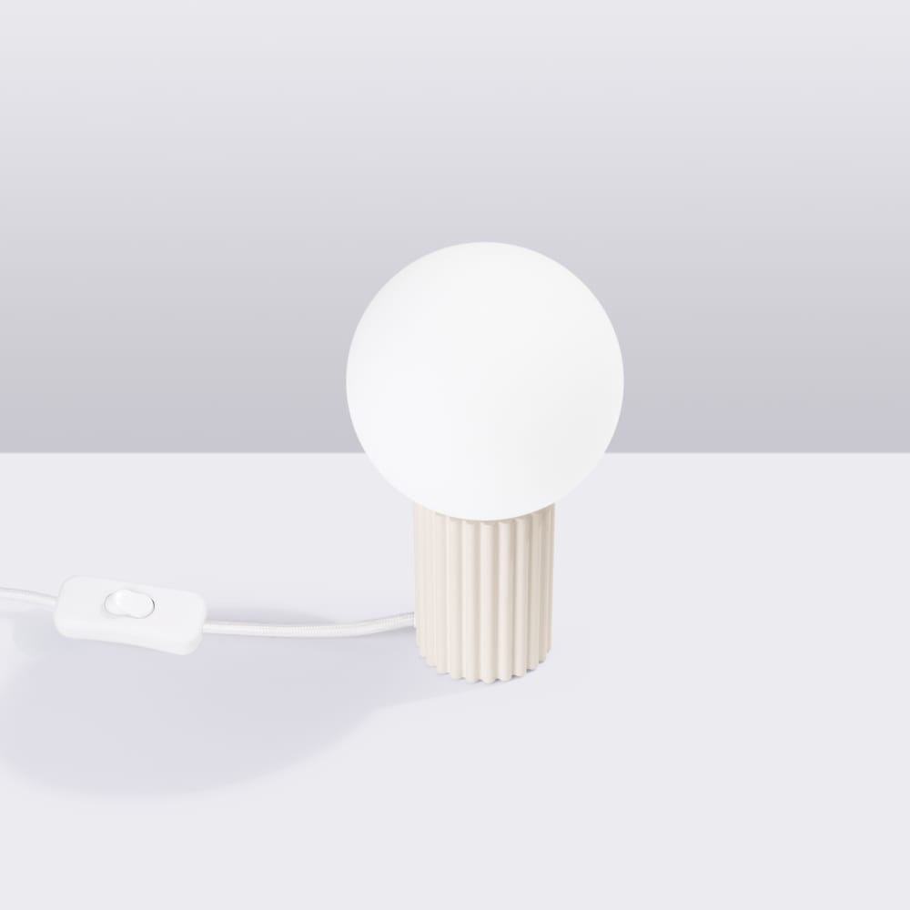 Lampe à poser Aluminium Beige G9 1 Halo — vue 3