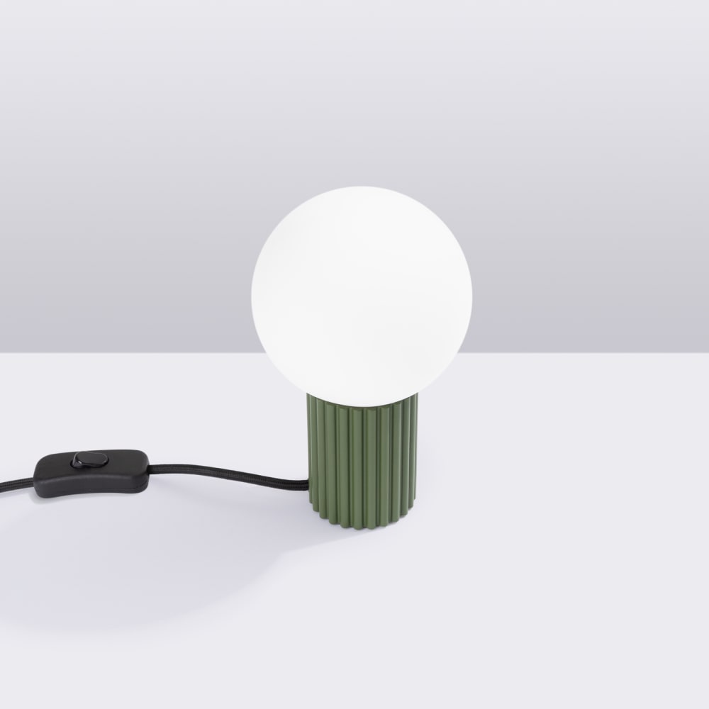 Lampe à poser Aluminium Vert Olive G9 1 Halo — vue 3