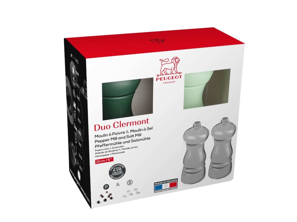 Clermont Duo de moulins à poivre et à sel vert mousse & vert menthe - Maisons du Monde