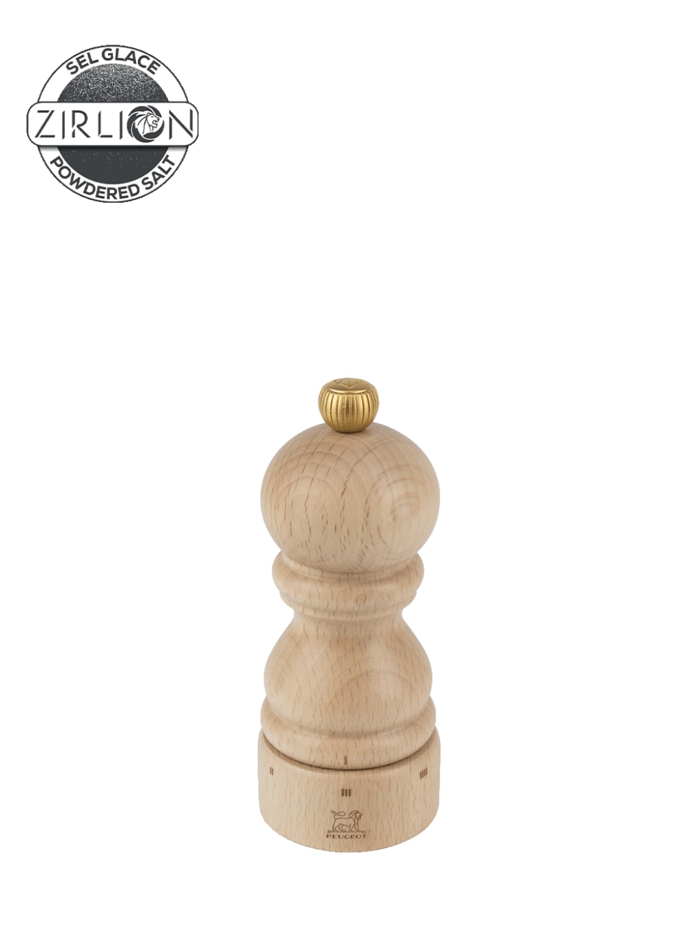Paris u'select moulin à sel manuel en bois, u'select, naturel, 12 cm
