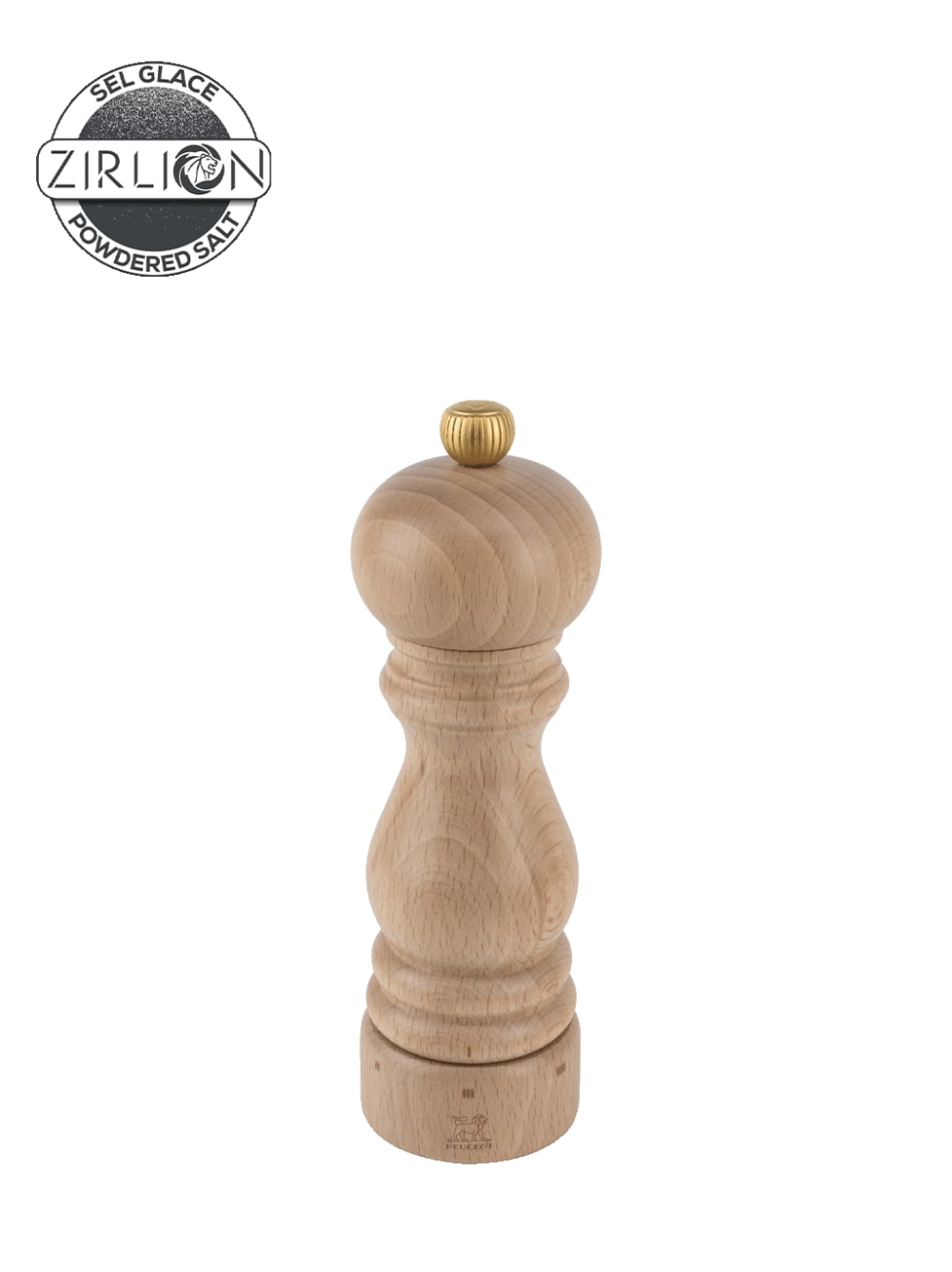 Paris u'select moulin à sel manuel en bois, u'select, naturel, 18 cm