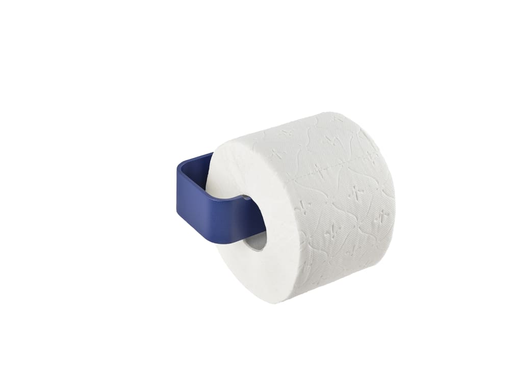 Porte-papier toilette en aluminium bleu indigo — Beyit