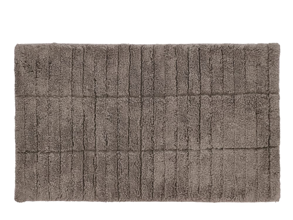Tapis de bain 50x80cm en coton taupe - Maisons du Monde