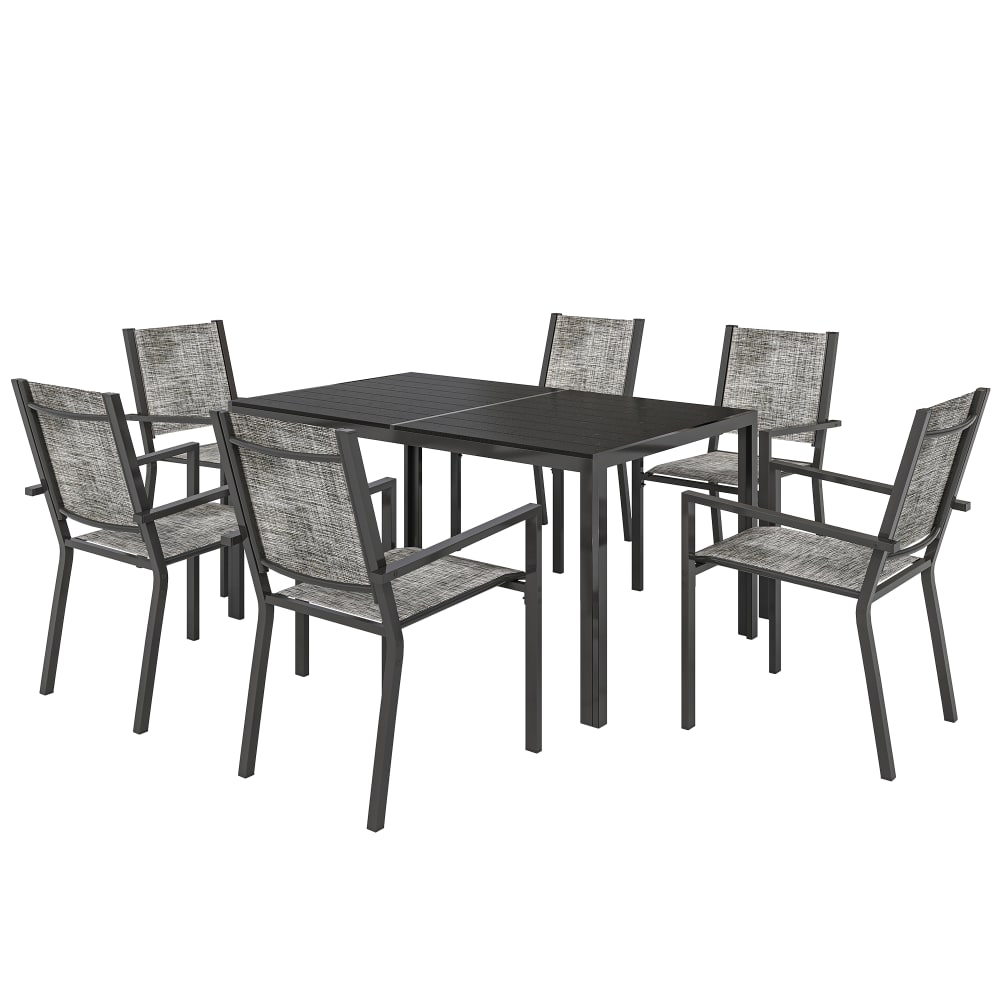 Table de jardin extérieure - noir