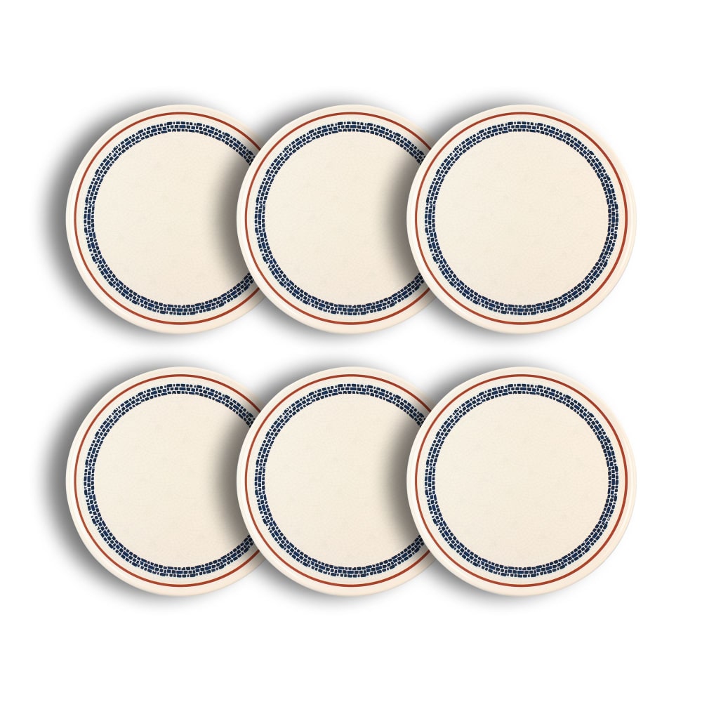 Lot de 6 assiettes à
