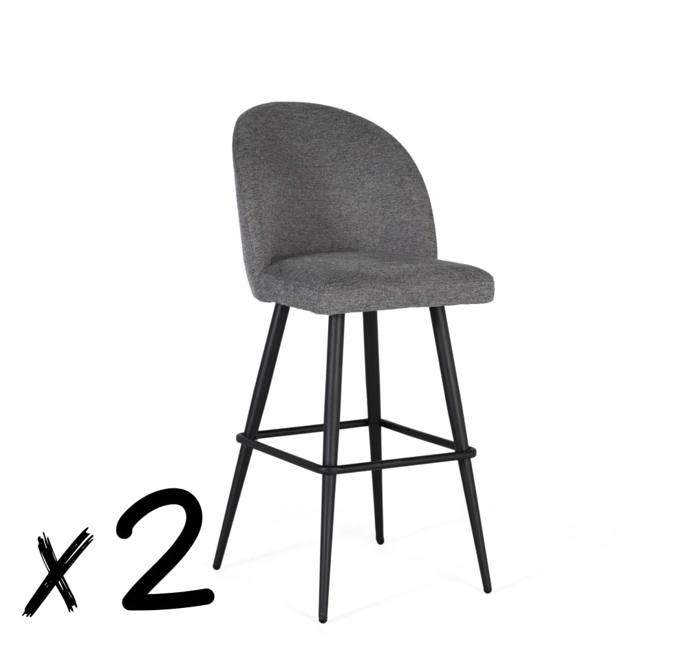 Ensemble de deux tabourets