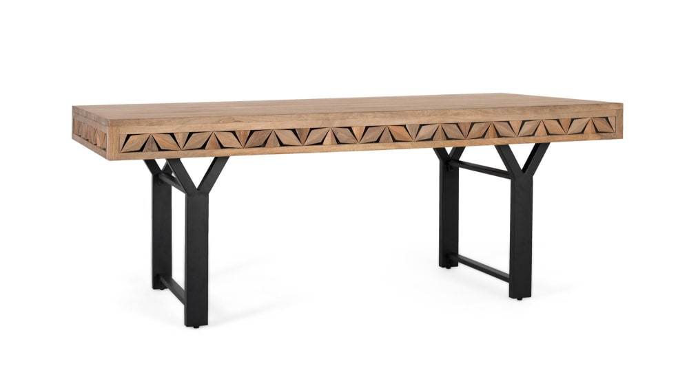 Rechteckiger Esstisch aus Mangoholz 200 cm - Maisons Du Monde
