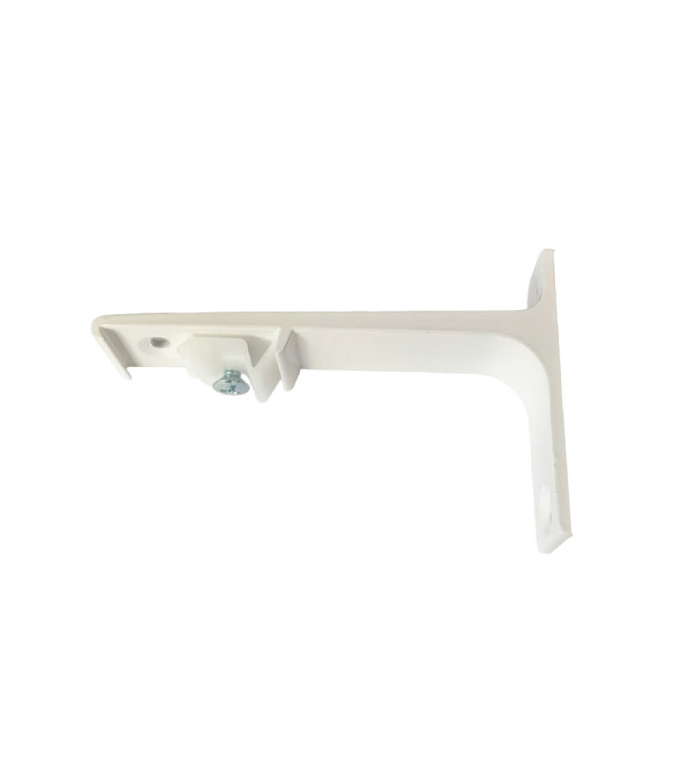 Support de fixation murale pour tringle rideau rail l 100 mm blanc