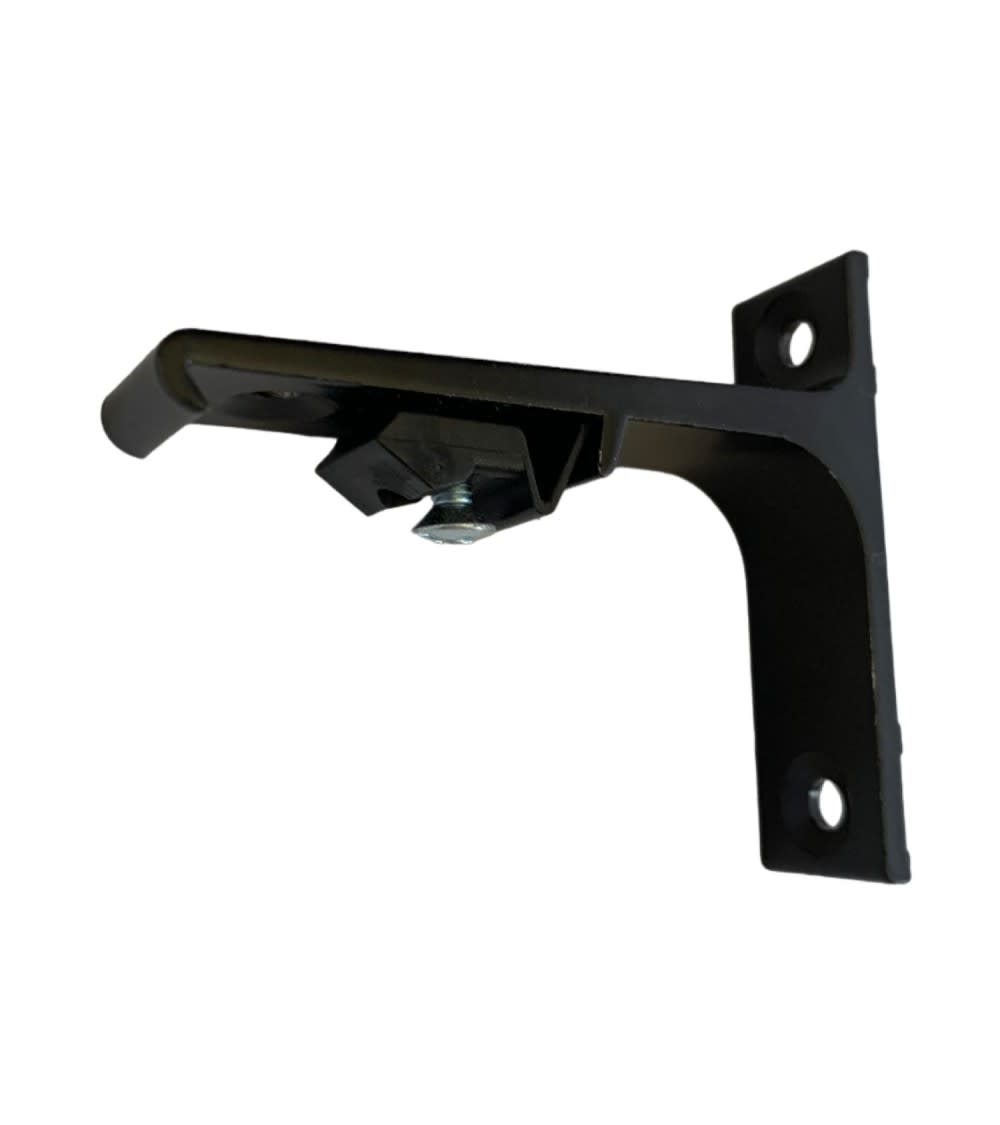 Support de fixation murale pour tringle rideau rail l75 mm noir