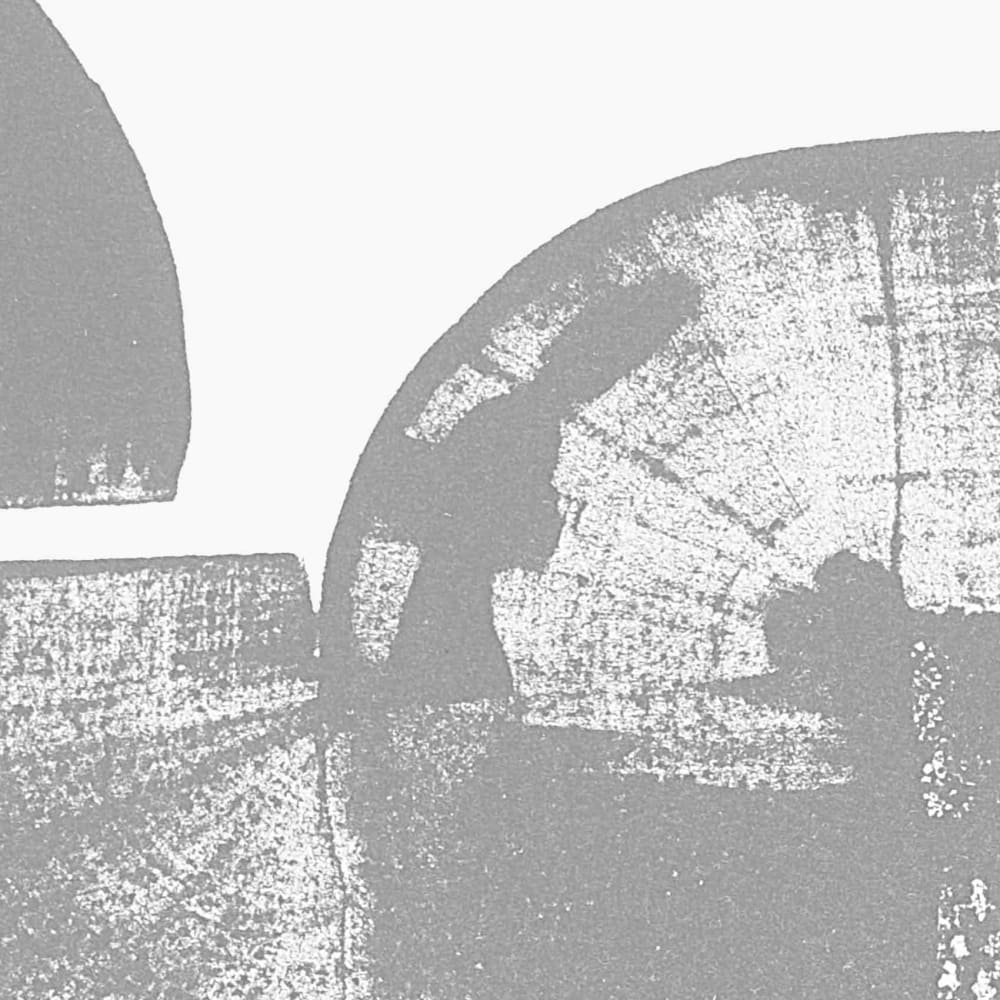Papier peint graphique, gris 300 x 250cm — vue 4