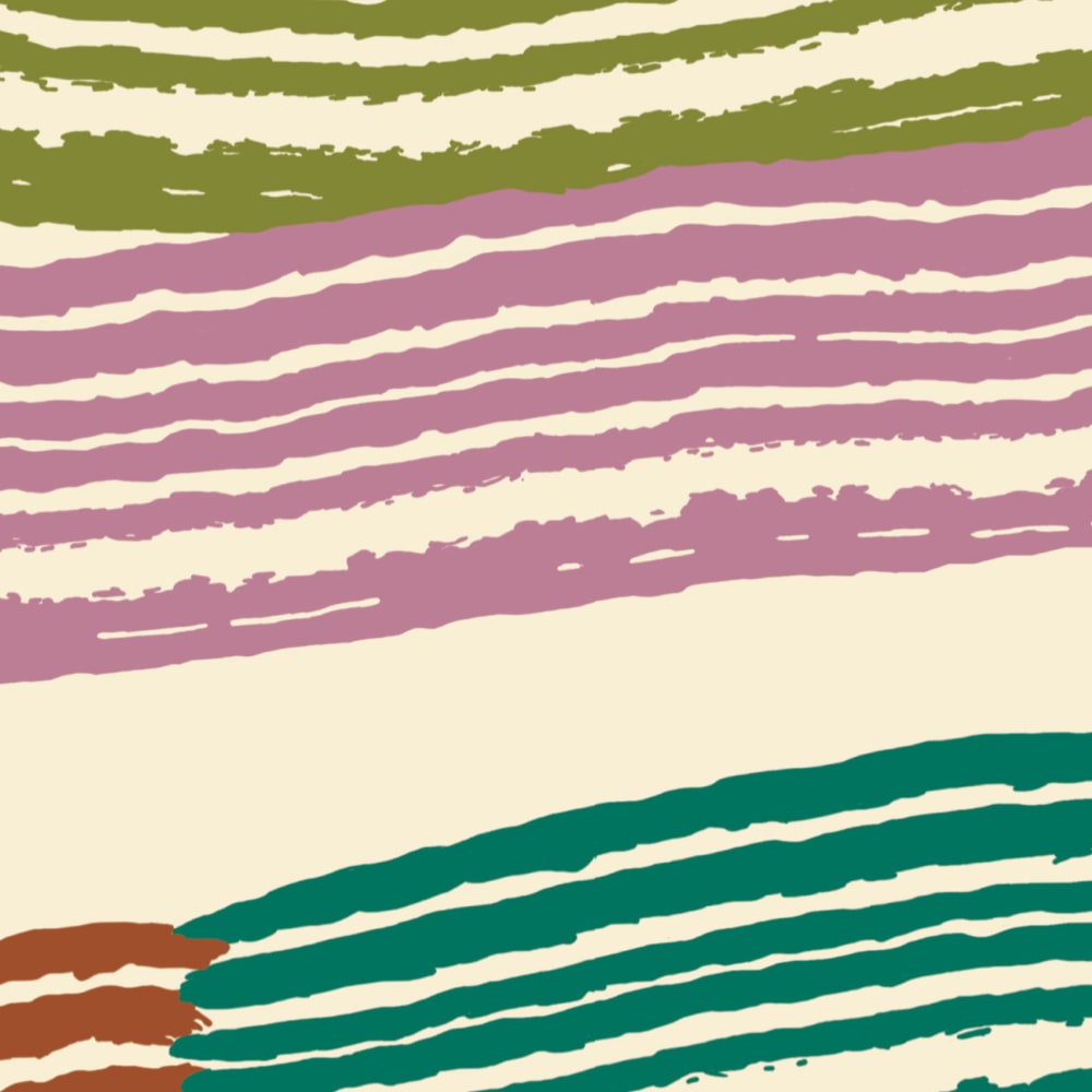 Papier peint paysage graphique, couleurs 300 x 250cm — vue 4