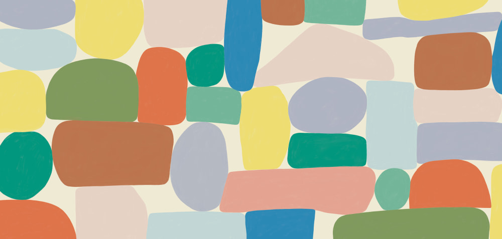 Papier peint équilibre, couleurs 225 x 250cm — vue 3