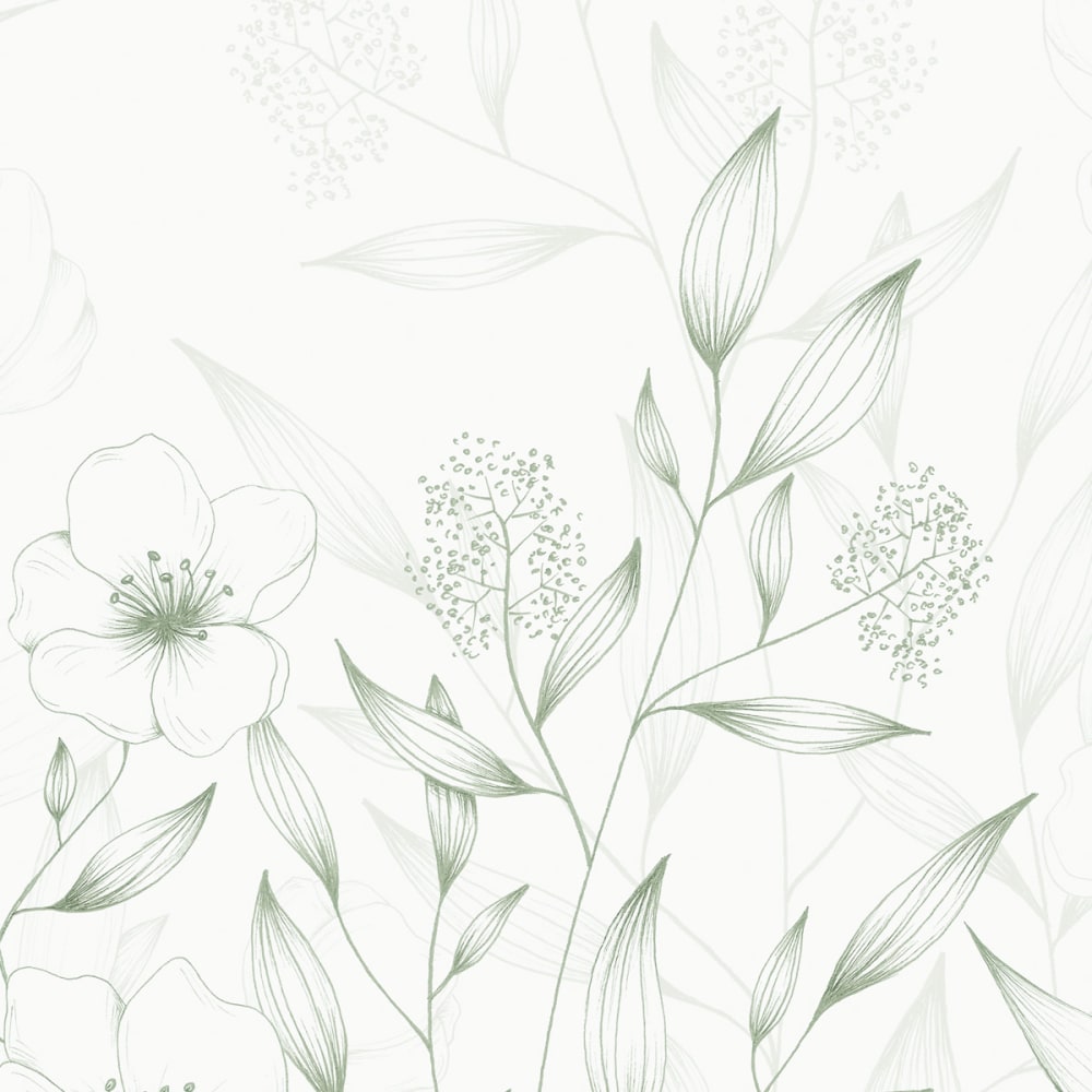 Papier peint printemps, vert 450 x 250cm — vue 4