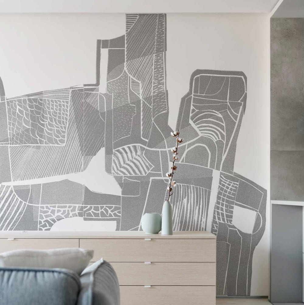 Papier peint  graphique,