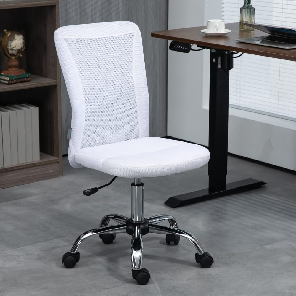 Ergonomischer Bürostuhl, höhenverstellbar & weiß Mesh - Maisons