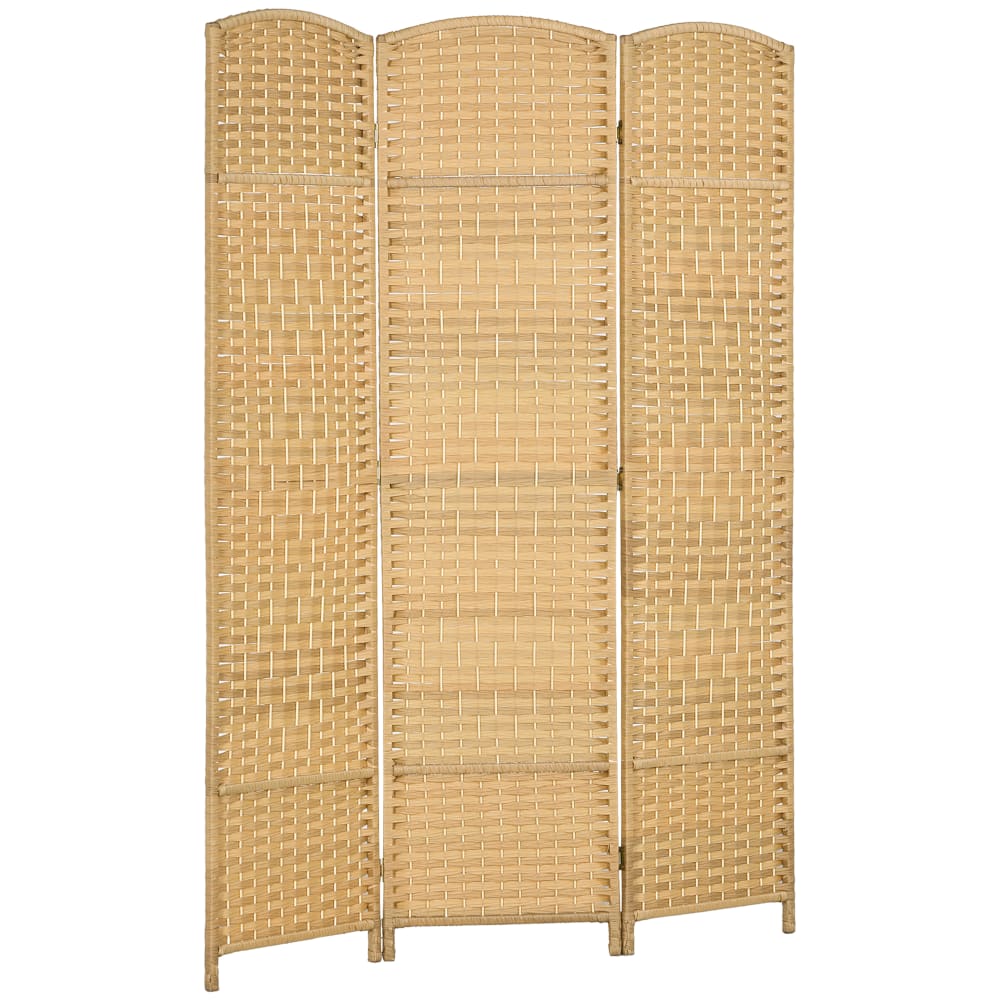Paravent intérieur pliable bois naturel