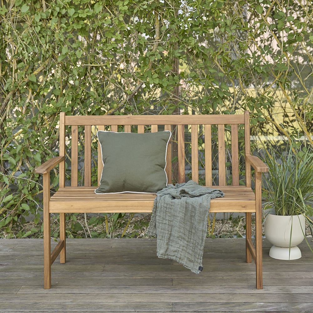 Banc de jardin en acacia massif 120 cm
