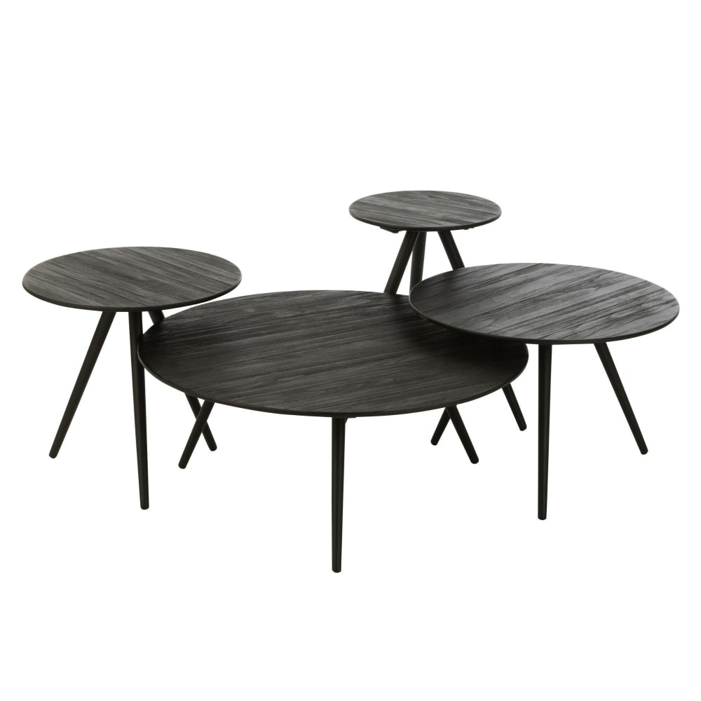 Set de  tables basses - teck