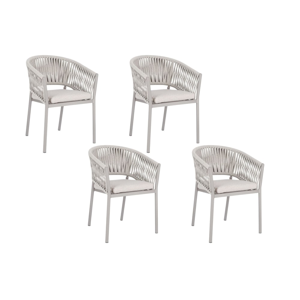 Lot de 4 fauteuils de