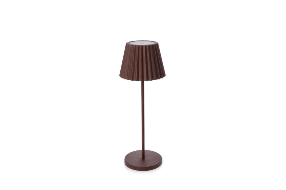 Lampe de table LED sans fil rechargeable H36 marron