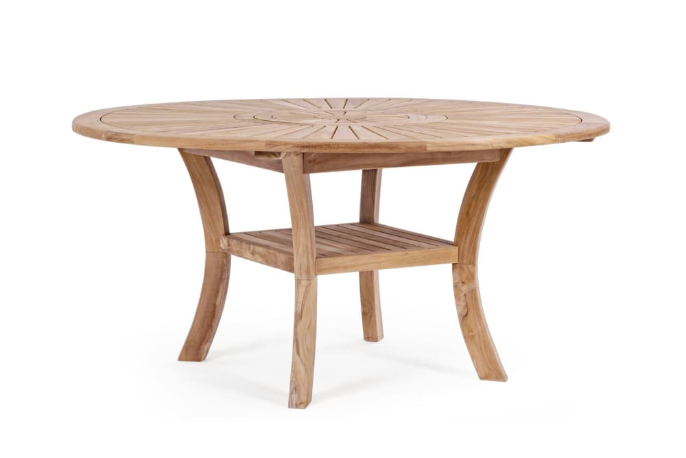 Table+de+jardin+en+teck+plateau+tournant+D155