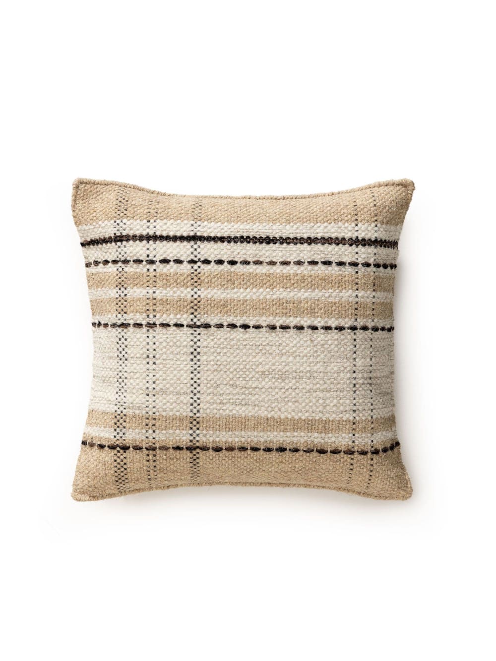 Housse de coussin beige 45x45