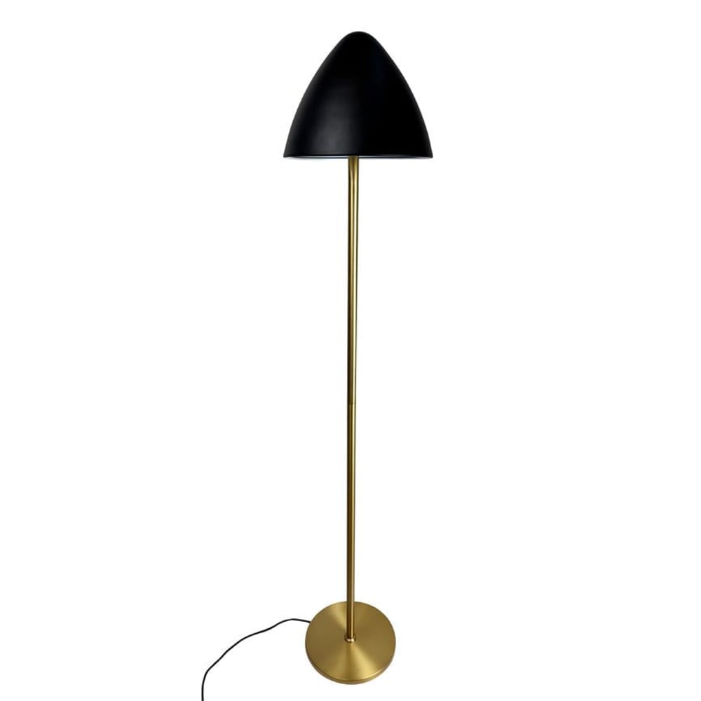 Stehleuchte aus Metall h 128 cm d 25 cm, Messing - Maisons Du