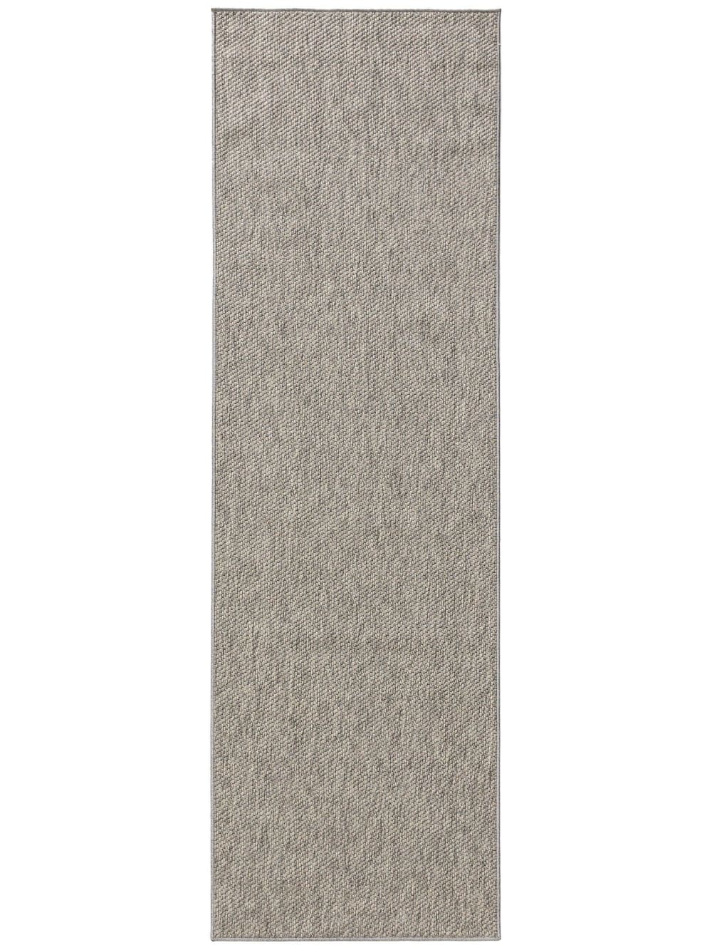 Tapis de couloir extérieur & intérieur gris clair 80x250