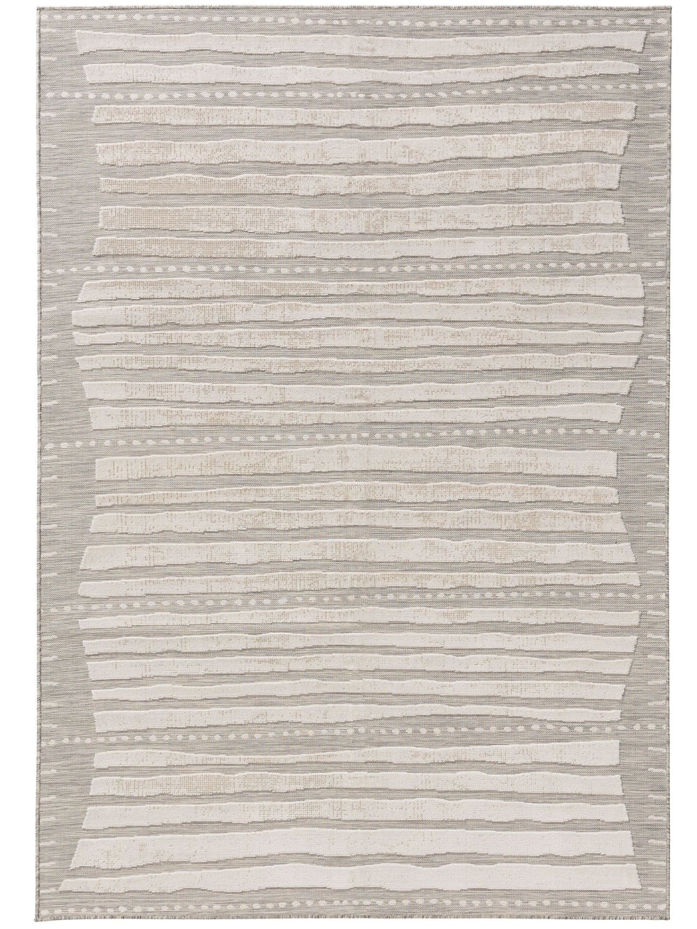 Tapis d'extérieur & intérieur beige 240x350