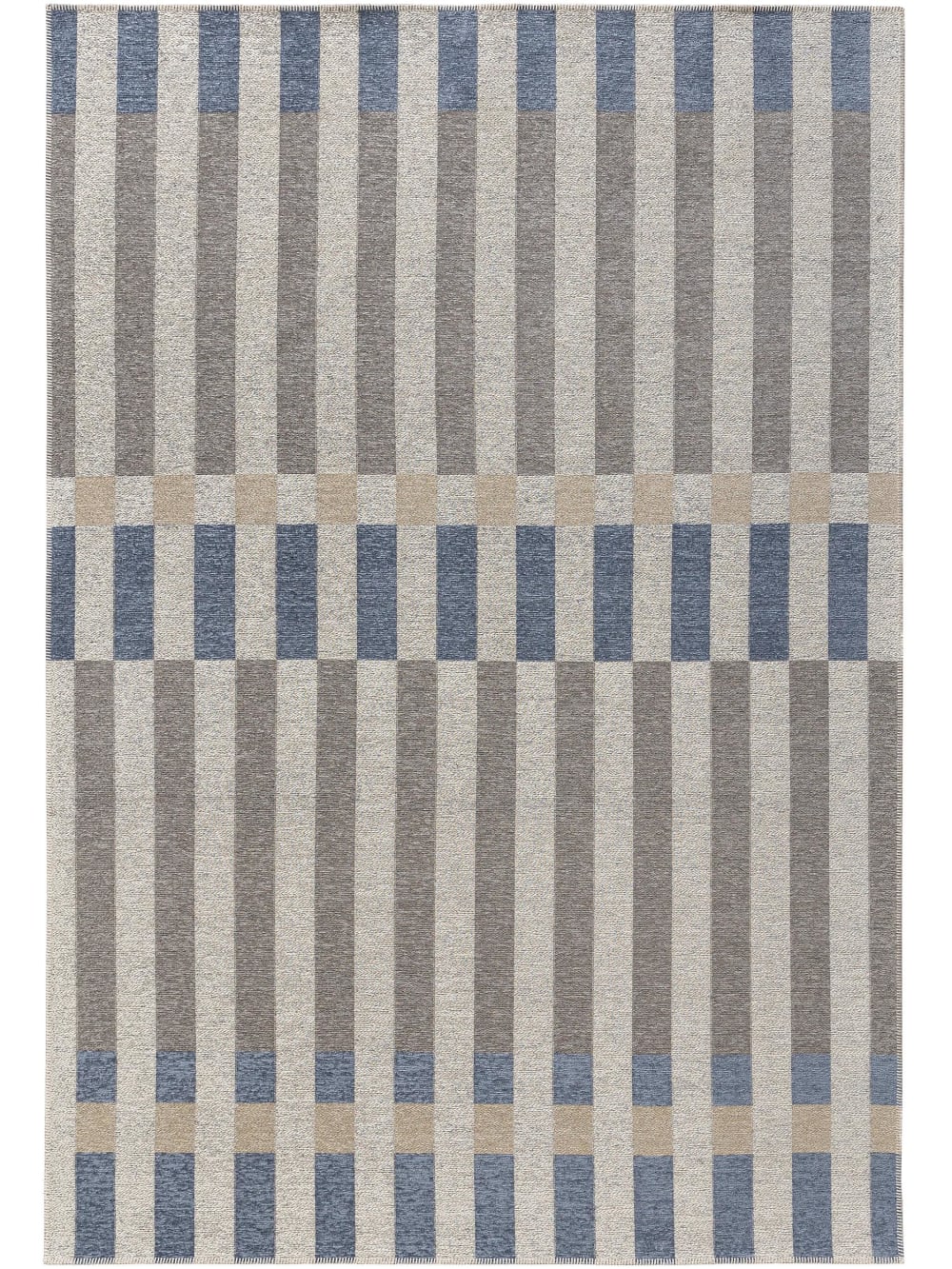 Benuta In- & Outdoor-Teppich multicolor/blau 200x290 style modern Mehrfarbig Pvc - Polyvinlychlorid