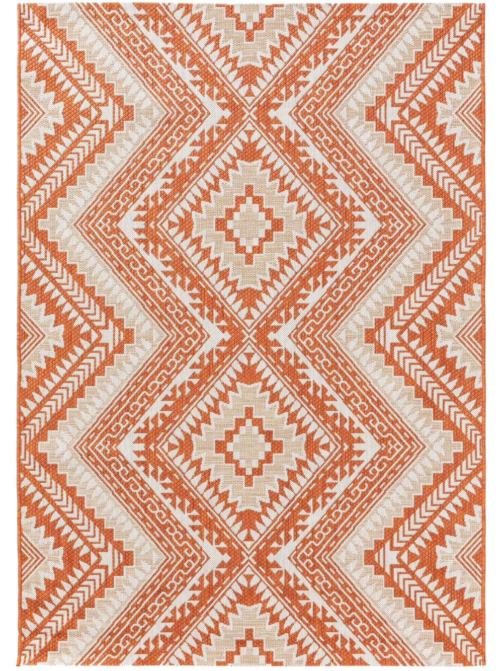 Tapis d'extérieur & intérieur orange 240x340