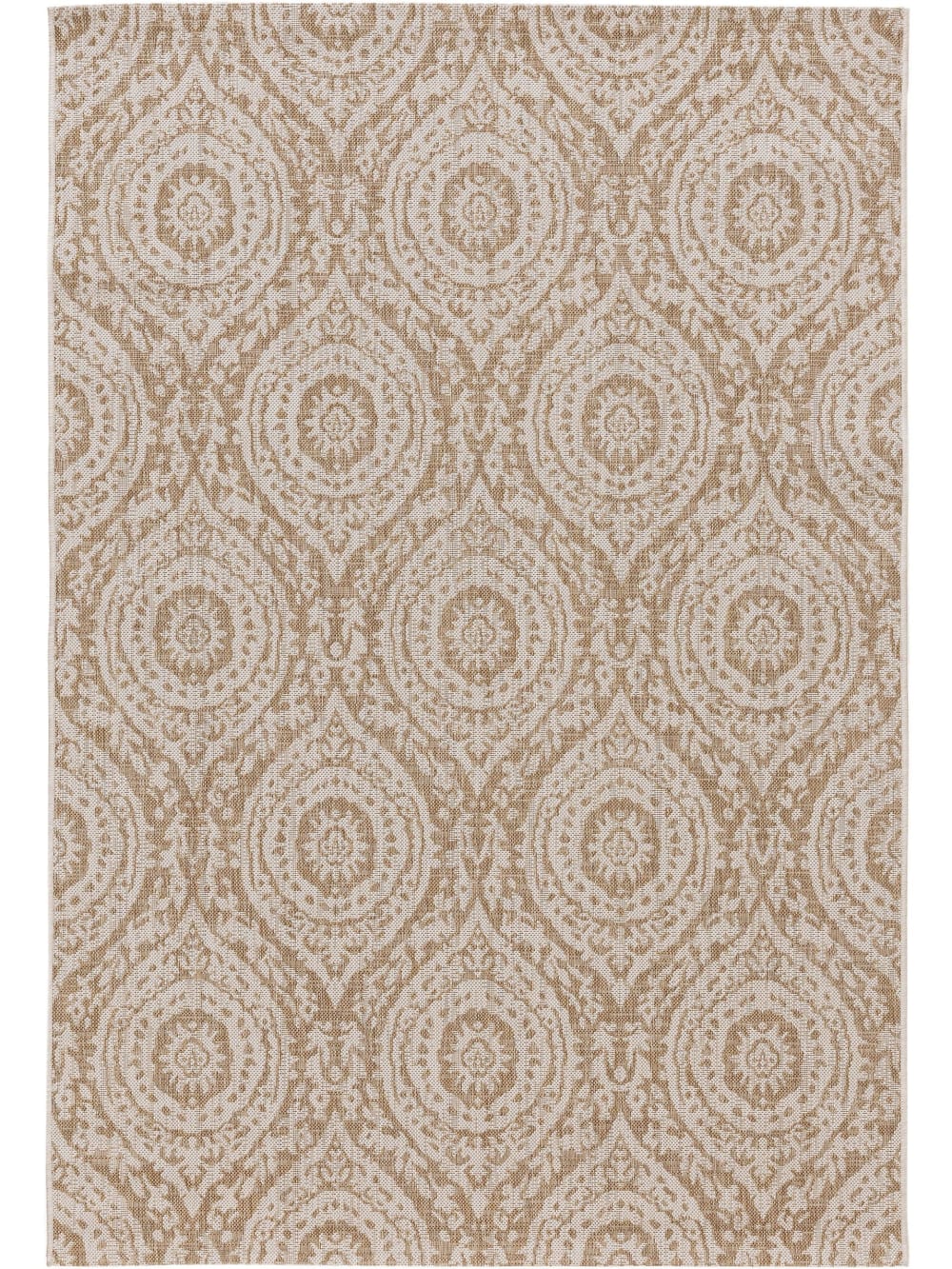 Tapis d'extérieur & intérieur crème/beige 80x150