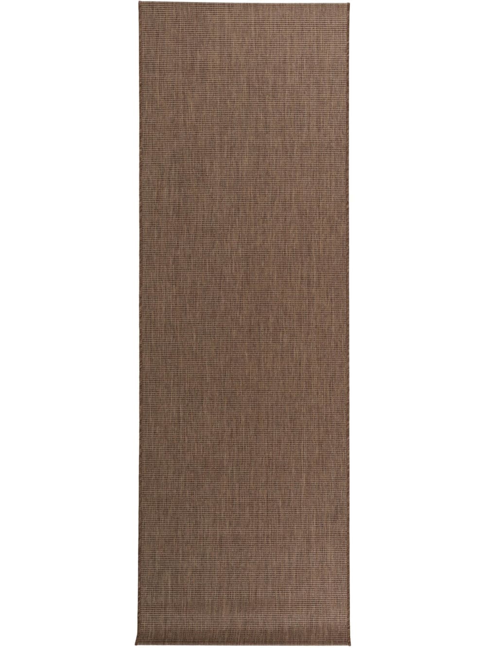 Tapis de couloir extérieur & intérieur marron 80x240