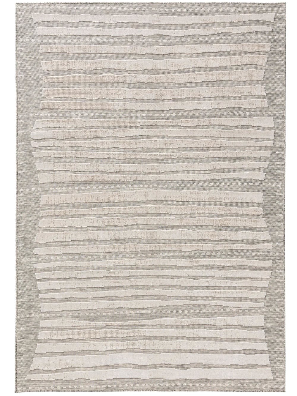 Tapis d'extérieur & intérieur beige 120x170